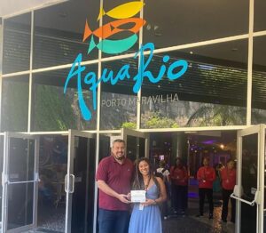 O Aqua Rio recebe a placa O’green Carbono Neutro